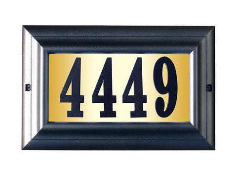 Edgewood Large Lighted Address Plaque Kit