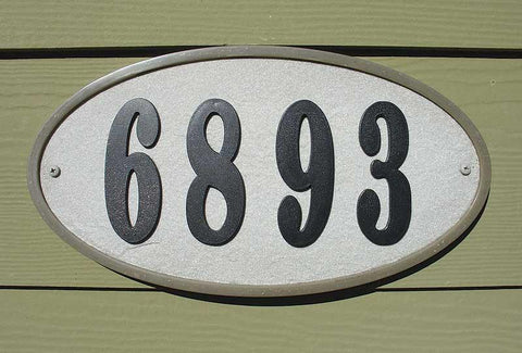 Ridgestone Oval Address Plaque Kit