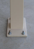 30" Aluminum/Steel Surface Mount Post