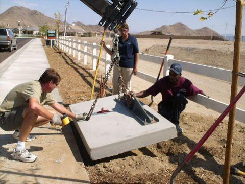 Setting Pre-Cast Concrete Pads